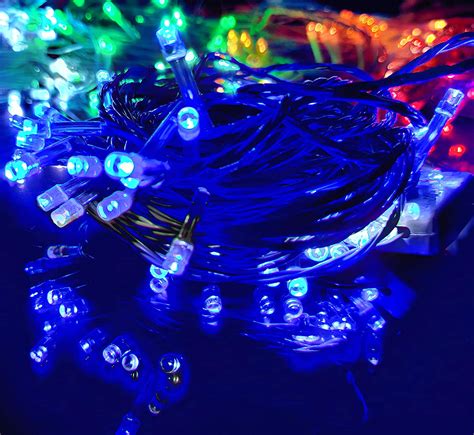 Blue LED String Strip Blue Decoration Lights 13 Meter Long - Diwali/Festival Gifting/Xmax Year ...