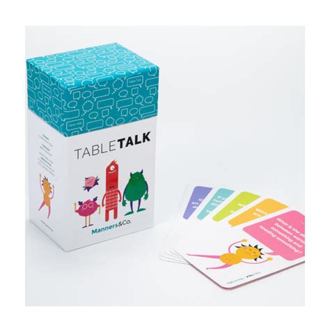 Manners and Co Table Talk Cards | Camp