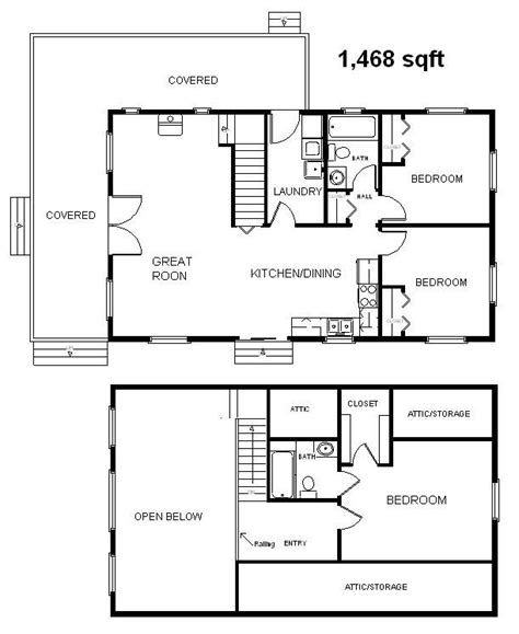 24 X 40 House Floor Plans - floorplans.click