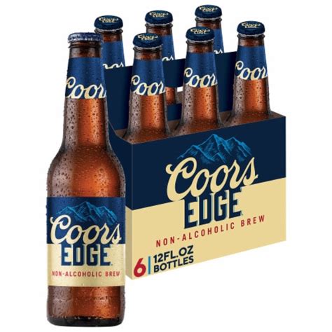 Coors Edge Non-Alcoholic Beer, 6 bottles / 12 fl oz - Ralphs