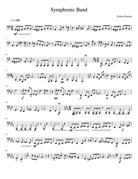 Symphonic Band Sheet music for Piano | Download free in PDF or MIDI | Musescore.com