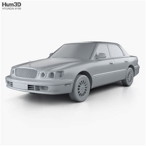 Hyundai Dynasty 2005 3D model - Vehicles on Hum3D