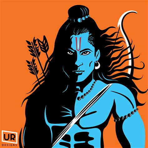 Shri Ram Digital Vector Illustration Artwork by Umesh on Behance