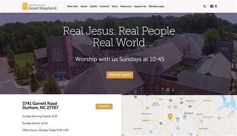 Best Church Websites: 10 Great Design Examples | Weblium