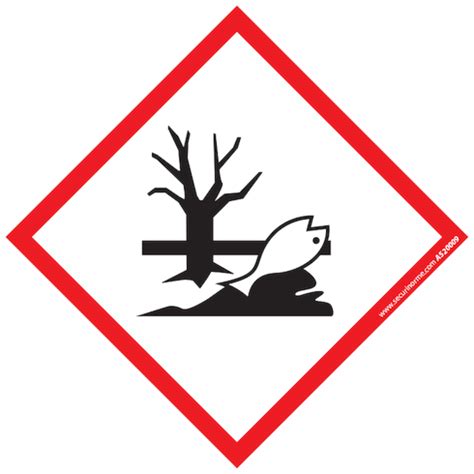 Etiquettes SGH09 Danger pour l'Environnement - 40 x 40 mm