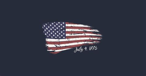 Independence Day 4th of July American Flag 1776 - Usa Flag - T-Shirt ...