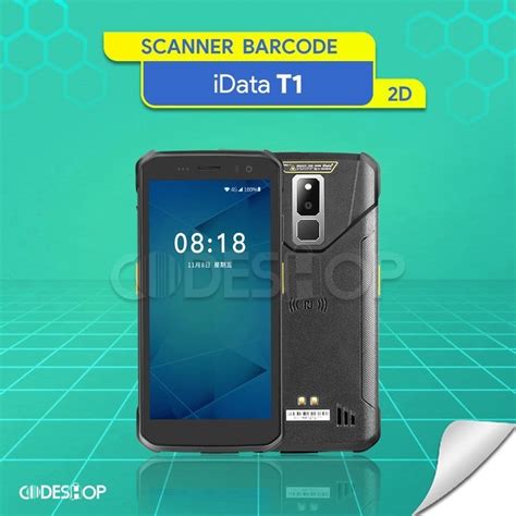 Jual Scanner Barcode Idata T1S PDT PDA Mobile Andorid 2D WIFI Bluetooth | Shopee Indonesia