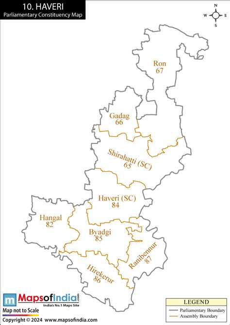 Haveri Parliamentary Constituency Map, Election Results and Winning MP