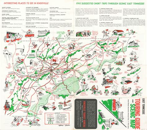 East Tennessee Touring Guide and Scenic Map | Curtis Wright Maps