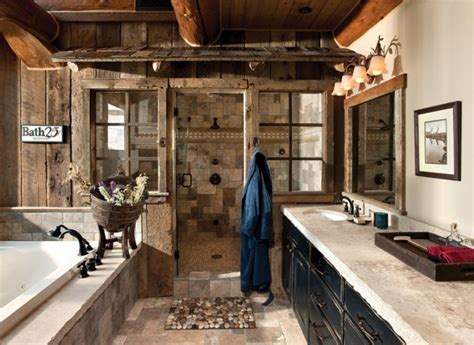 15 Refined Rustic Bathroom Designs For Your Rustic Home