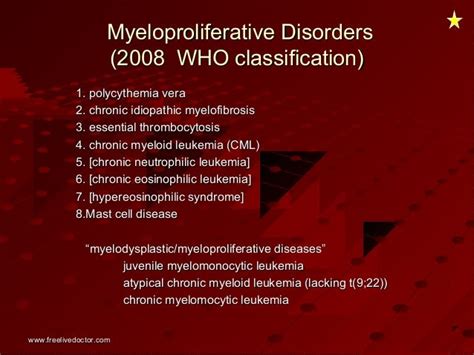 Myeloproliferative disorders