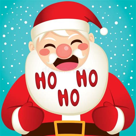 Santa Laughing stock vector. Illustration of christmas - 17376332