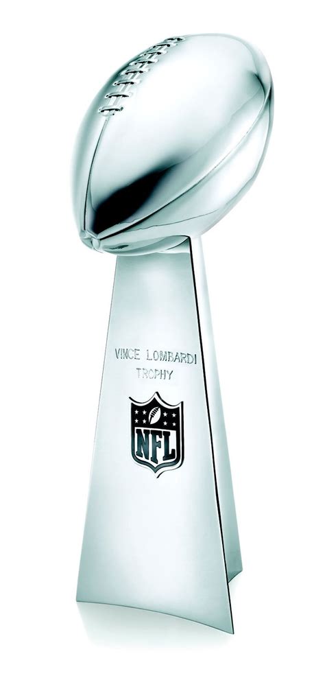 The Vince Lombardi Trophy. | Super bowl trophy, Lombardi trophy, Trophy