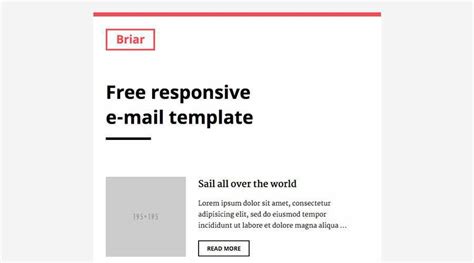 30 Free Responsive Email & Newsletter Templates | Free PHP