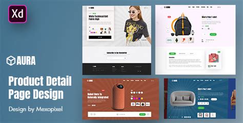 Aura - Product Detail Page Design Layout by mexopixel | ThemeForest