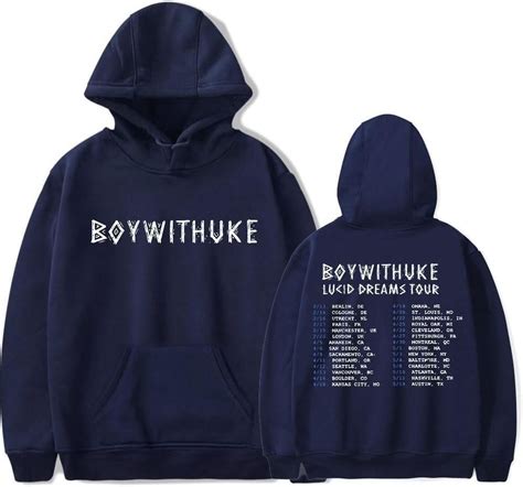 Boywithuke Merch 2024 Lucid Dreams Tour Hoodie Unisex Hooded Sweatshirt Long Sleeve Tracksuit ...