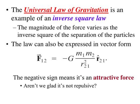 PPT - Sect. 5-6: Newton’s Universal Law of Gravitation PowerPoint ...