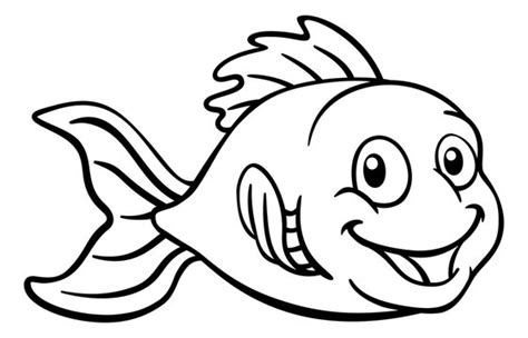 Cartoon Fish Outline Images – Browse 34,114 Stock Photos, Vectors, and Video | Adobe Stock