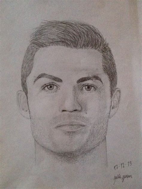 A great drawing of Cristiano Ronaldo, CR7 | Schizzi d'arte, Tecniche di disegno, Ritratti