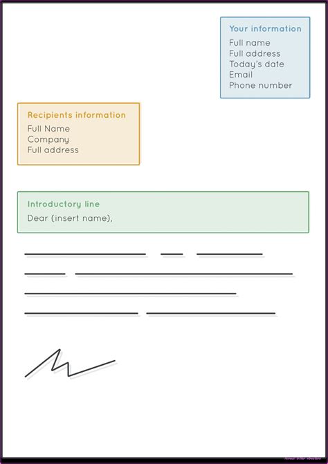 How To Leave Formal Letter Structure Without Being Noticed | formal letter structure https ...