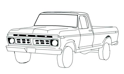 Ford Pickup Truck Coloring Pages