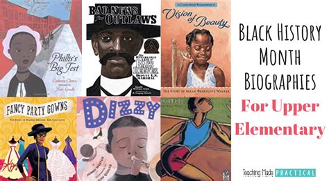 Black History Month Biographies for Upper Elementary - Teaching Made Practical