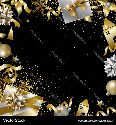 Christmas and new year banner design Royalty Free Vector