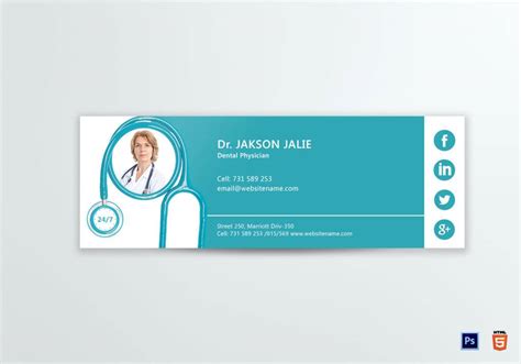 Doctor Email Signature - Examples