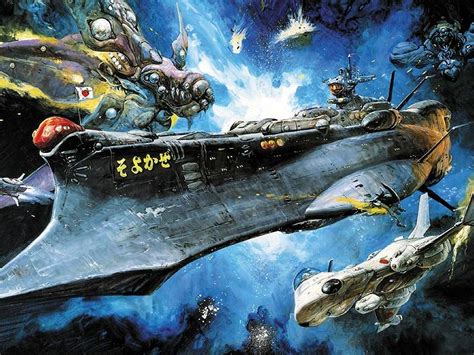 Space Battleship Yamato: Concept Art : r/StarshipPorn