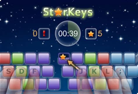 StarKeys (Flash) - Game - Typing Games Zone