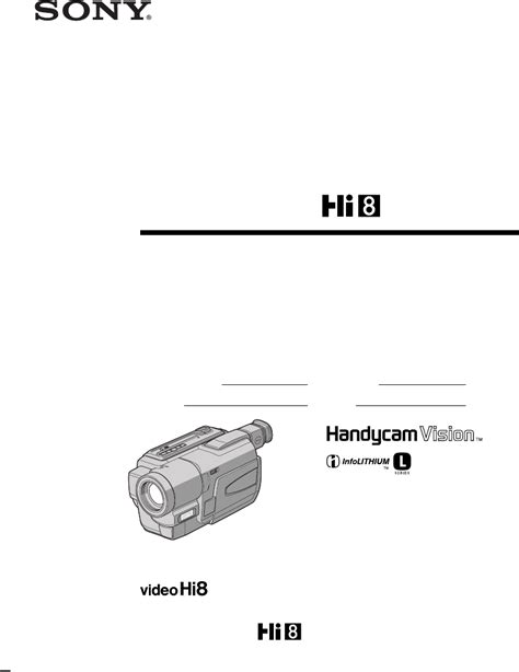 Sony Camcorder CCD-TRV68 User Guide | ManualsOnline.com