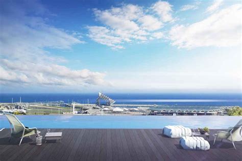 New apartments in a complex with pool in Barcelona near the sea(A&G ...