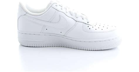 Nike White Leather Sneakers - Lyst