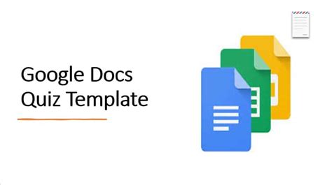 Quiz Template Google Docs - Google Docs Tips | Google Drive Tips