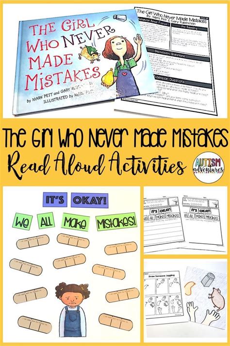 The Girl Who Never Made Mistakes- Behavior Basics Book Club | Read aloud activities, Book club ...