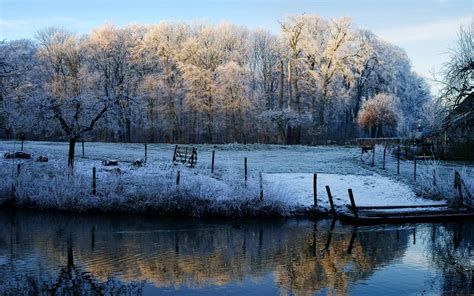 Winter Scenery MacBook Pro Wallpaper Download | AllMacWallpaper