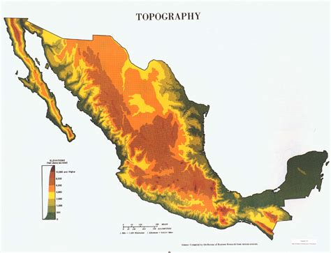 Mapa Topográfico, México | Architecture graphics, Topography, Geography