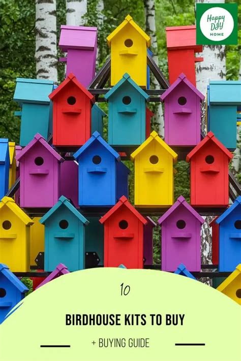 10 Best Birdhouse Kits to Buy + Buying Guide - Happy DIY Home