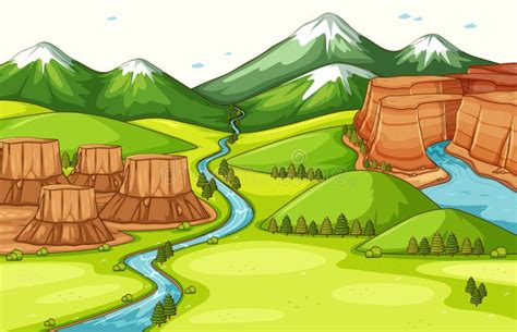 Landforms Cartoon