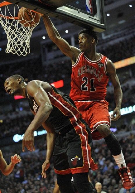 Jimmy Butler dunk on Chris Bosh : r/photoshopbattles