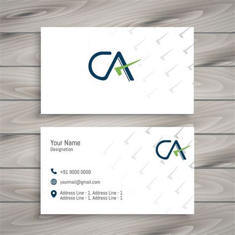 Sharp Look Design For CA | Visiting card design, Visiting cards, Lawyer ...