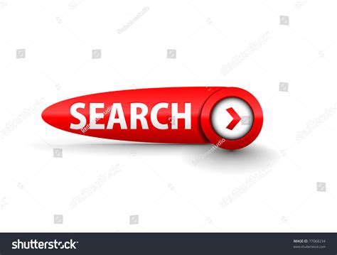 Vector Search Button Web Design Element. - 77068234 : Shutterstock