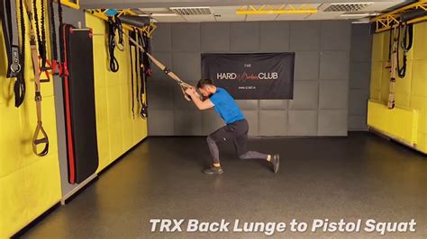 TRX Back Lunge to Pistol Squat - YouTube