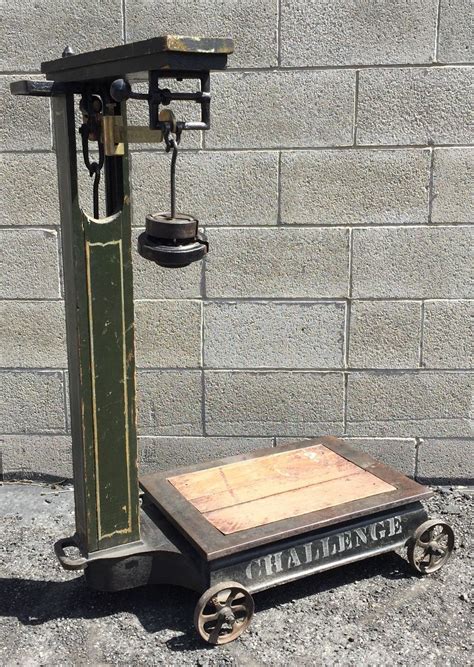 Antique Challenge Moline Platform Scale. Circa 1915. Good condition Great Value! | Grain scale ...