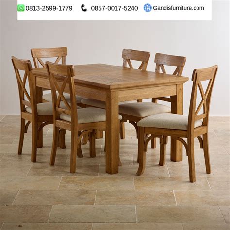 Meja Makan Minimalis Modern Jati - Furniture Asli Jepara 2022 - Gandis ...