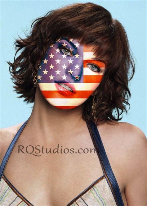 face painted - USA flag | Face art, Face and body, Flag face