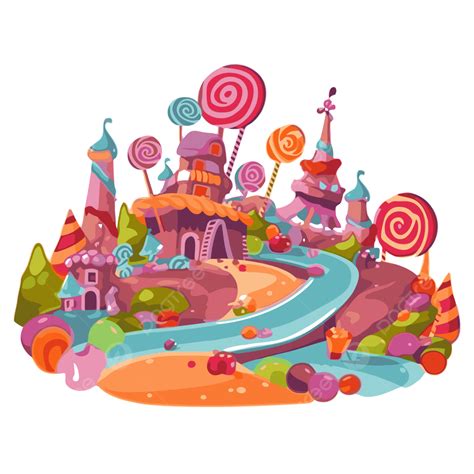 Candyland Castle PNG, Vector, PSD, and Clipart With Transparent ...