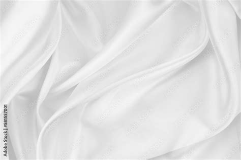 White silk fabric Stock Photo | Adobe Stock