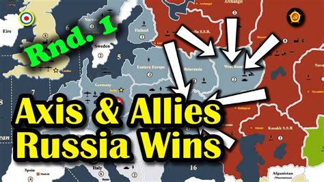 Axis & Allies Strategy - Russia Rnd. 1 - YouTube