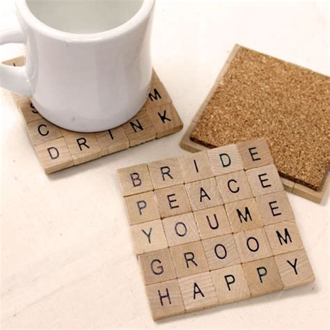 Wooden Alphabet Tiles at Bottle Cap Co